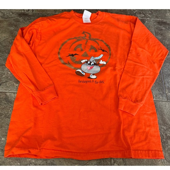 RARE 2006 NWOT Hersheypark In The Dark Halloween Youth Large Longsleeve shirt - Picture 1 of 6